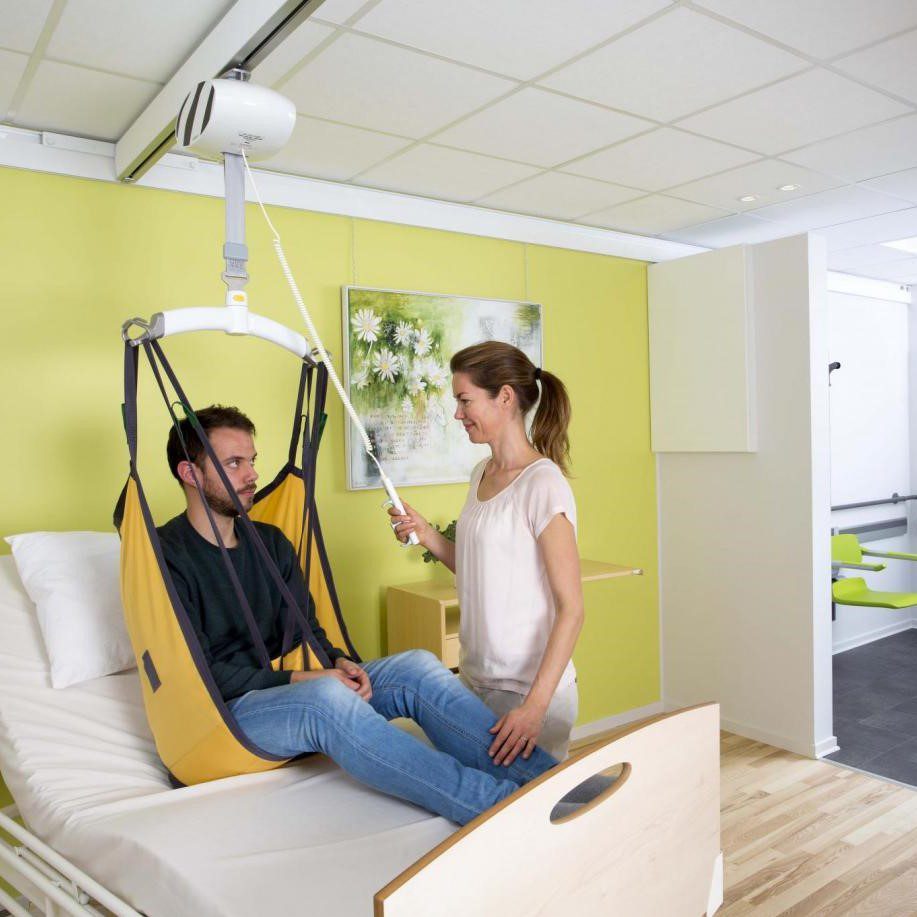 H frame ceiling track hoist