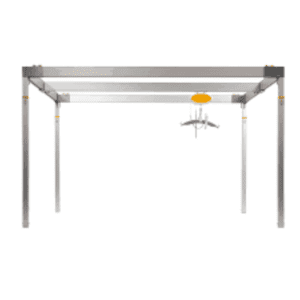 Freestanding 4 Post Gantry Track System